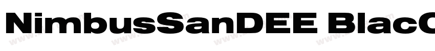 NimbusSanDEE BlacCon字体转换 NimbusSanDEE BlacCon字体转换